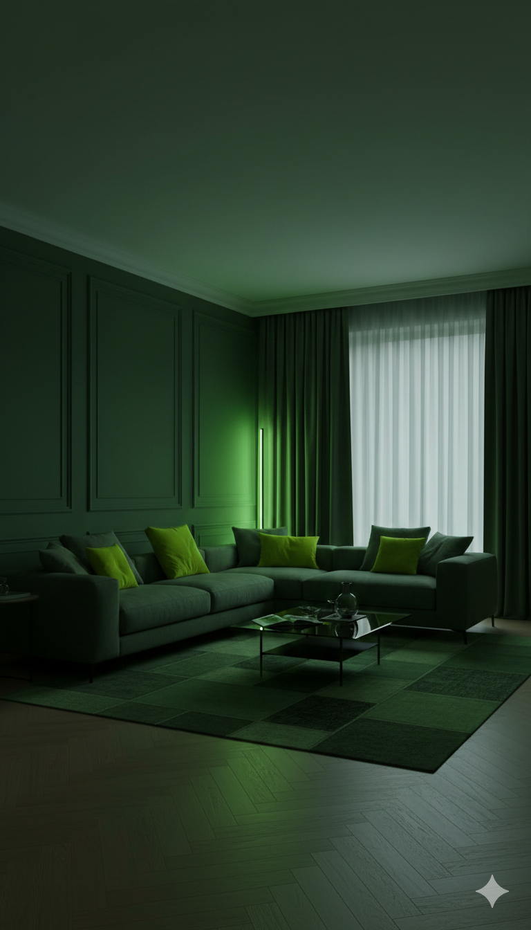 Light Green Lamp – Modern Decorative Lamp for Home & Office