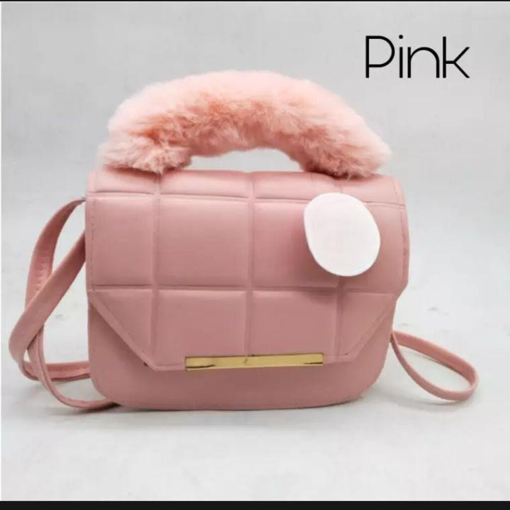 Girl’s Pink Rexine Shoulder Bag – Stylish & Practical