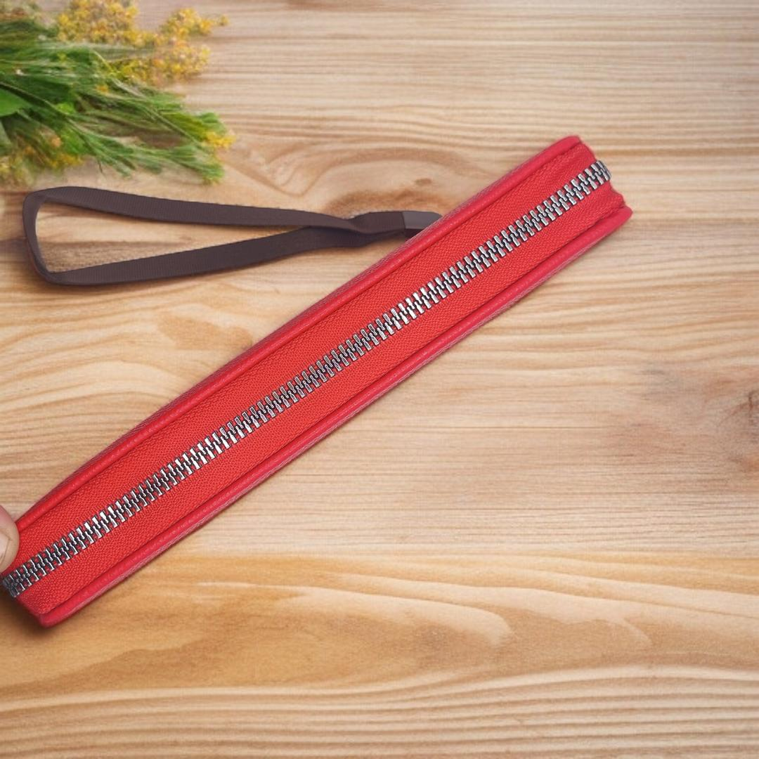 Stylish Women’s Red PU Leather Clutch – Elegant Formal Handbag